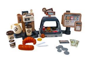 Kids 3-in-1 Toy Coffee Machine Barista Set!